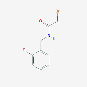 molecular formula C9H9BrFNO B1444823 2-Bromo-N-(2-fluorobenzyl)acetamide CAS No. 1071969-91-9