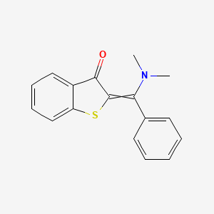 2-[(Dimethylamino)(phenyl)methylidene]-1-benzothiophen-3(2H)-one