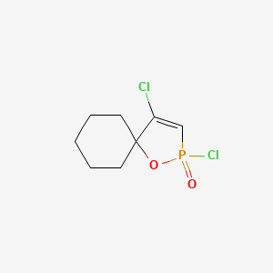 2,4-Dichloro-1-oxa-2lambda~5~-phosphaspiro[4.5]dec-3-en-2-one