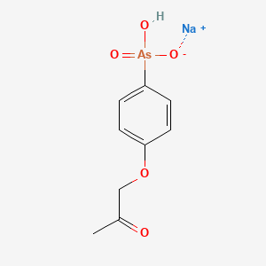 p-Acetonyloxybenzenearsonic acid sodium salt