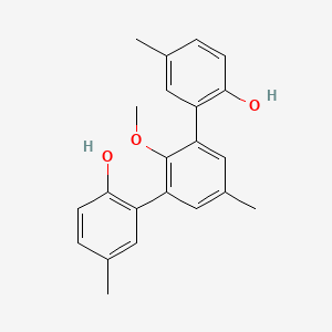 2-[3-(2-Hydroxy-5-methylphenyl)-2-methoxy-5-methylphenyl]-4-methylphenol