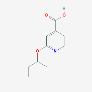 2-(Butan-2-yloxy)pyridine-4-carboxylic acid