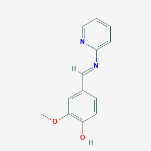 2-methoxy-4-[(E)-pyridin-2-yliminomethyl]phenol