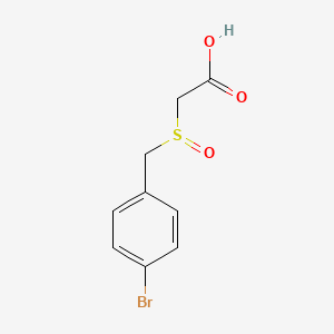 2-[(4-Bromophenyl)methanesulfinyl]acetic acid