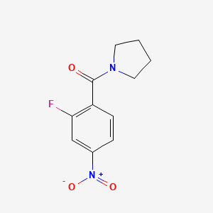 (2-Fluoro-4-nitrophenyl)(pyrrolidin-1-yl)methanone