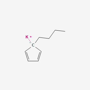 molecular formula C9H13K B14448472 potassium;5-butylcyclopenta-1,3-diene CAS No. 78347-55-4