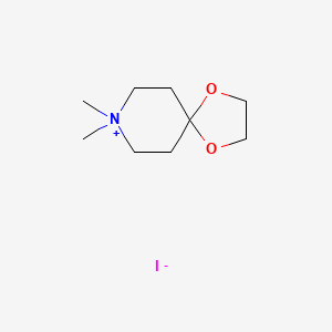 8,8-Dimethyl-1,4-dioxa-8-azaspiro[4.5]decan-8-ium iodide