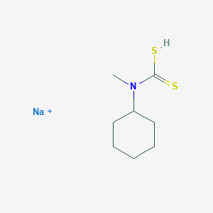 Carbamodithioic acid, cyclohexylmethyl-, sodium salt