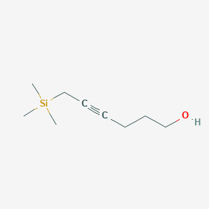 6-(Trimethylsilyl)hex-4-yn-1-ol