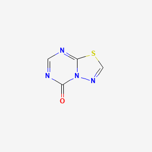 5H-1,3,4-Thiadiazolo(3,2-a)(1,3,5)triazin-5-one