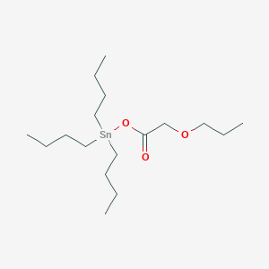 Tributyl[(propoxyacetyl)oxy]stannane