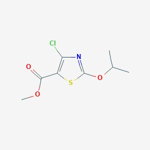 Methyl 4-chloro-2-(propan-2-yloxy)-1,3-thiazole-5-carboxylate