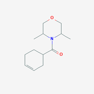 (Cyclohex-3-en-1-yl)(3,5-dimethylmorpholin-4-yl)methanone