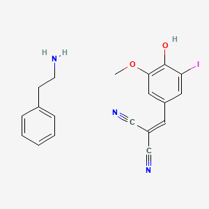 Phenethylammonium 4-dicyanovinyl-2-iodo-6-methoxyphenoxide