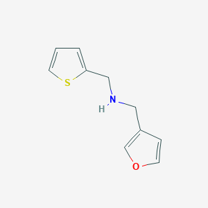 molecular formula C10H11NOS B1444897 1-(呋喃-3-基)-N-(噻吩-2-基甲基)甲胺 CAS No. 1179863-23-0