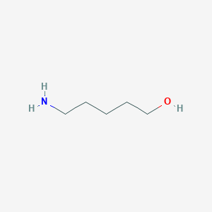 molecular formula C5H13NO B144490 5-Aminopentan-1-ol CAS No. 2508-29-4