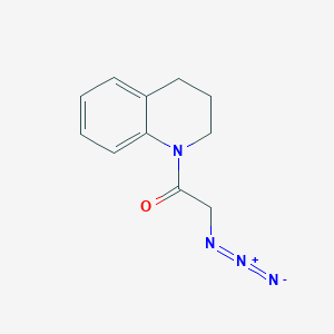 molecular formula C11H12N4O B1444900 1-(Azidoacetyl)-1,2,3,4-tetrahydroquinoline CAS No. 1250037-97-8