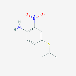 2-Nitro-4-[(propan-2-yl)sulfanyl]aniline