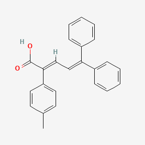 (E)-alpha-(3,3-Diphenyl-2-propenylidene)-4-methylbenzeneacetic acid