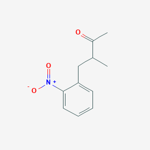 molecular formula C11H13NO3 B1444908 3-Methyl-4-(2-nitrophenyl)butan-2-one CAS No. 1178221-04-9