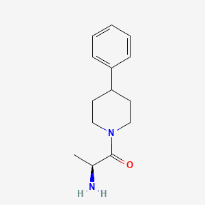 molecular formula C14H20N2O B1444909 (S)-2-Amino-1-(4-phenylpiperidin-1-yl)-propan-1-one hydrochloride CAS No. 1308440-59-6