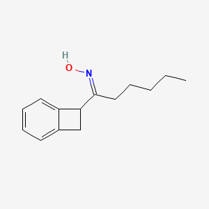 Bicyclo(4.2.0)octa-1,3,5-trien-7-yl pentyl ketone oxime