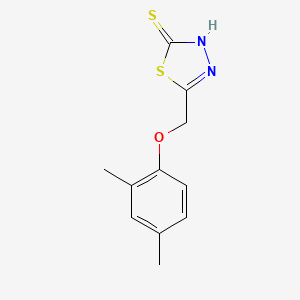 5-[(2,4-Dimethylphenoxy)methyl]-1,3,4-thiadiazole-2(3H)-thione