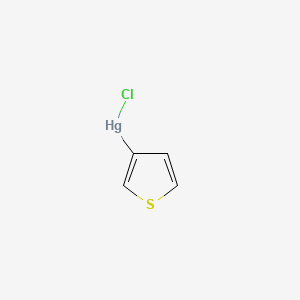 Mercury, chloro-3-thienyl-