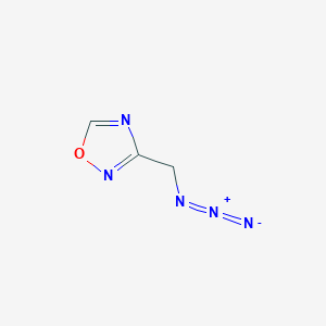 molecular formula C3H3N5O B1444933 3-(叠氮甲基)-1,2,4-恶二唑 CAS No. 1247059-63-7