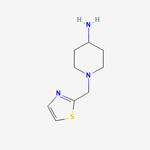 molecular formula C9H15N3S B1444934 4-Piperidinamine, 1-(2-thiazolylmethyl)- CAS No. 933717-65-8