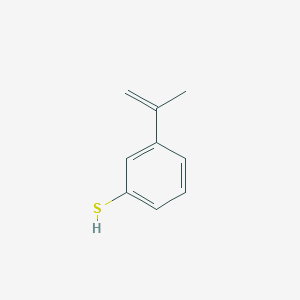 molecular formula C9H10S B14449386 3-(Prop-1-en-2-yl)benzene-1-thiol CAS No. 78943-78-9