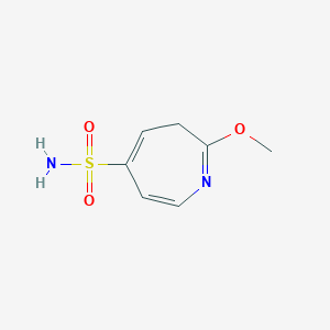 molecular formula C7H10N2O3S B14449393 2-Methoxy-3H-azepine-5-sulfonamide CAS No. 73170-37-3