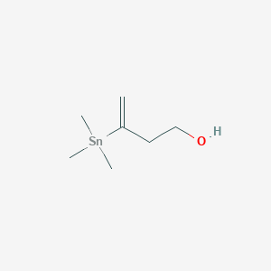 3-(Trimethylstannyl)but-3-en-1-ol