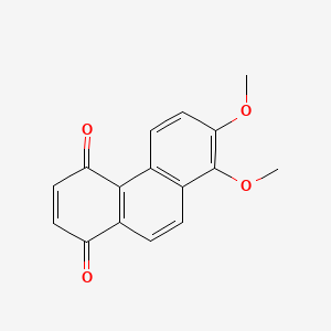 molecular formula C16H12O4 B14449457 7,8-Dimethoxyphenanthrene-1,4-dione CAS No. 73453-73-3