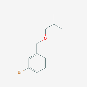 molecular formula C11H15BrO B1444947 3-Bromobenzyl alcohol, 2-methylpropyl ether CAS No. 1250097-04-1