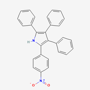 2-(4-Nitrophenyl)-3,4,5-triphenyl-1H-pyrrole