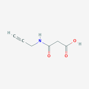 molecular formula C6H7NO3 B1444964 2-[(Prop-2-yn-1-yl)carbamoyl]acetic acid CAS No. 1249030-90-7