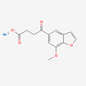 sodium;4-(7-methoxy-1-benzofuran-5-yl)-4-oxobutanoate