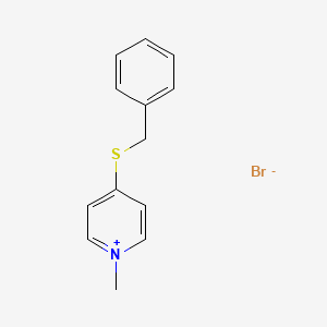 4-(Benzylsulfanyl)-1-methylpyridin-1-ium bromide