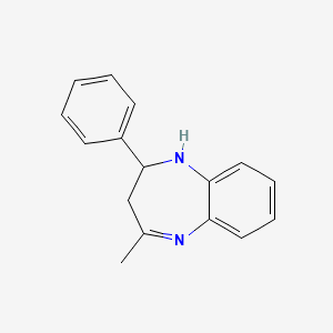 4-methyl-2-phenyl-2,3-dihydro-1H-1,5-benzodiazepine