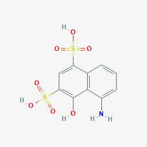 5-Amino-4-hydroxynaphthalene-1,3-disulfonic acid