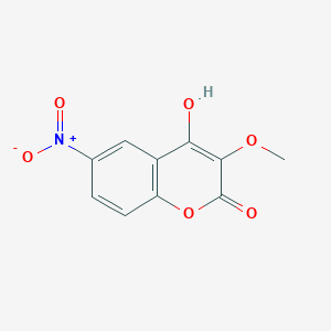 4-Hydroxy-3-methoxy-6-nitro-2H-1-benzopyran-2-one