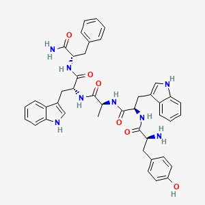 Tyrosyl-tryptophyl-alanyl-tryptophyl-phenylalaninamide