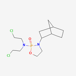 2-(Bis(2-chloroethyl)amino)-3-(2-norbornanyl)-1,3,2-oxazaphospholidine 2-oxide