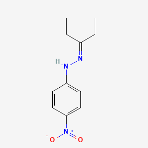 1-(4-Nitrophenyl)-2-(pentan-3-ylidene)hydrazine