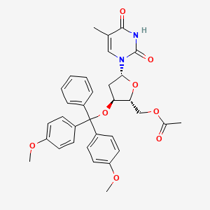 5'-O-Acetyl-3'-O-[bis(4-methoxyphenyl)(phenyl)methyl]thymidine