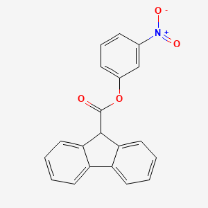 molecular formula C20H13NO4 B14450013 3-Nitrophenyl 9H-fluorene-9-carboxylate CAS No. 75761-85-2