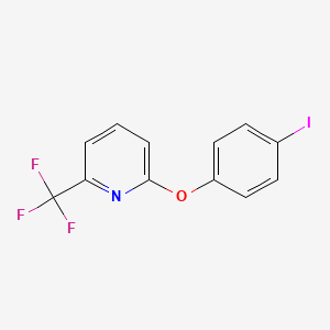 molecular formula C12H7F3INO B1445014 2-(4-Iodophenoxy)-6-(trifluoromethyl)pyridine CAS No. 1227955-16-9
