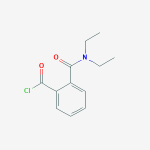 molecular formula C12H14ClNO2 B14450213 2-(Diethylcarbamoyl)benzoyl chloride CAS No. 79422-68-7