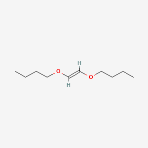 molecular formula C10H20O2 B14450219 1,2-Dibutoxyethylene CAS No. 73728-51-5